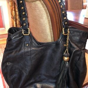 Nanette Lepore black leather purse